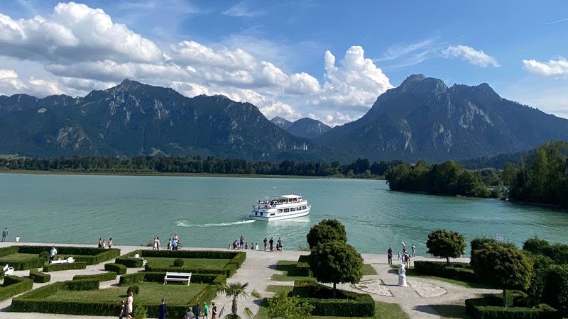 Forggensee_Dampfer.Bild.SMH.quer Festspielhaus Neuschwanstein - Forggensee mit Dampfer