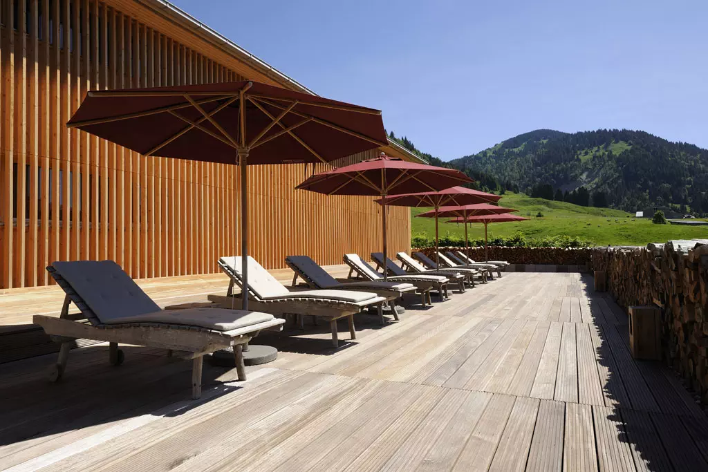 Hotel Hubertus Alpin Lodge - Terrasse