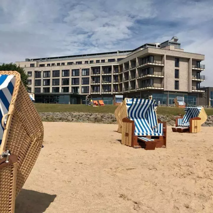 Arborea Resort Neustadt, Hotel mit Strandkörben © Foto: Andrea Fischer