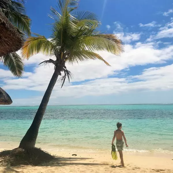 Beachcomber Paradis Kind-Palme Indischer Ozean