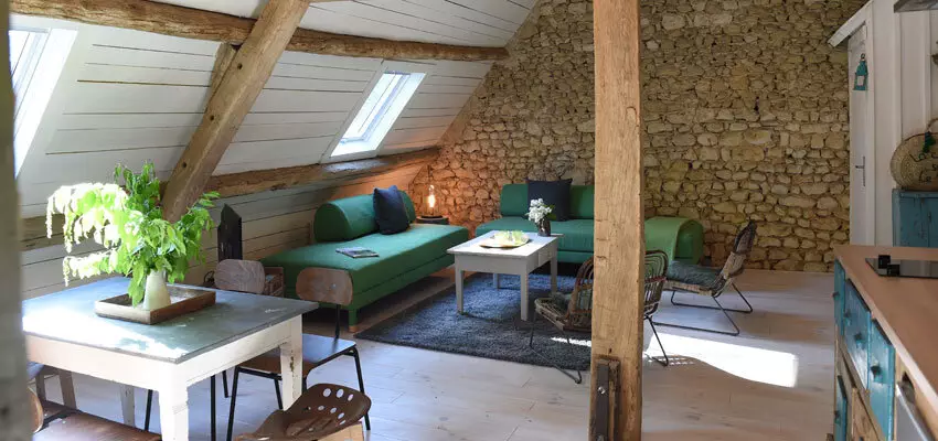 Livingroom im Chez nous Champagne