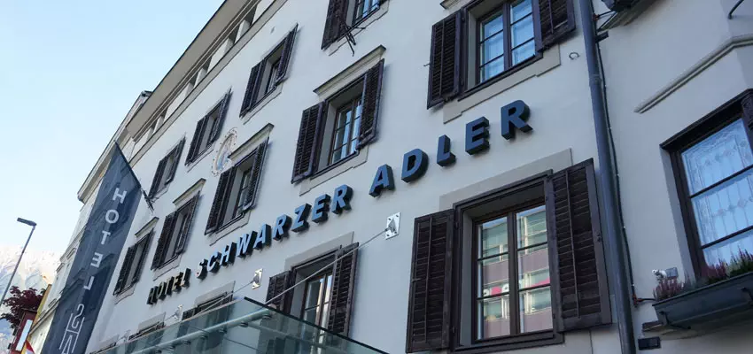 Schwarzer Adler Innsbruck - Aussenfassade