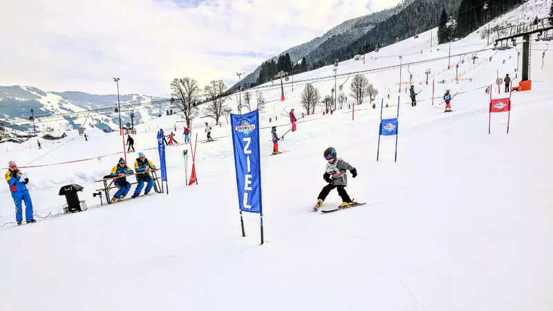 Skirennen, Skischule Saalbach-Hinterglemm