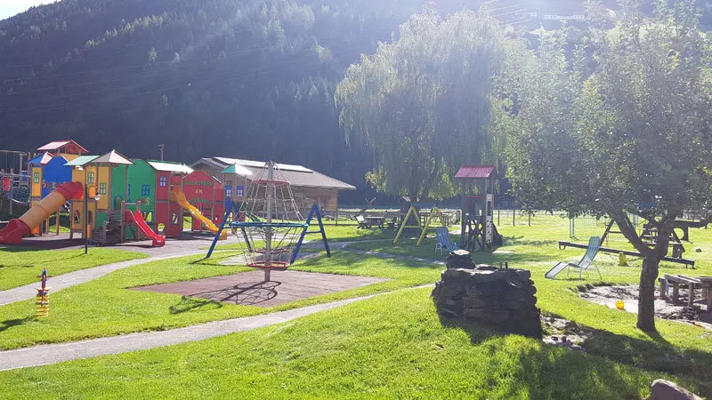 Spielplatz Kinderhotel Felben Foto: © Aline Scheuböck, Trips4Kids.de