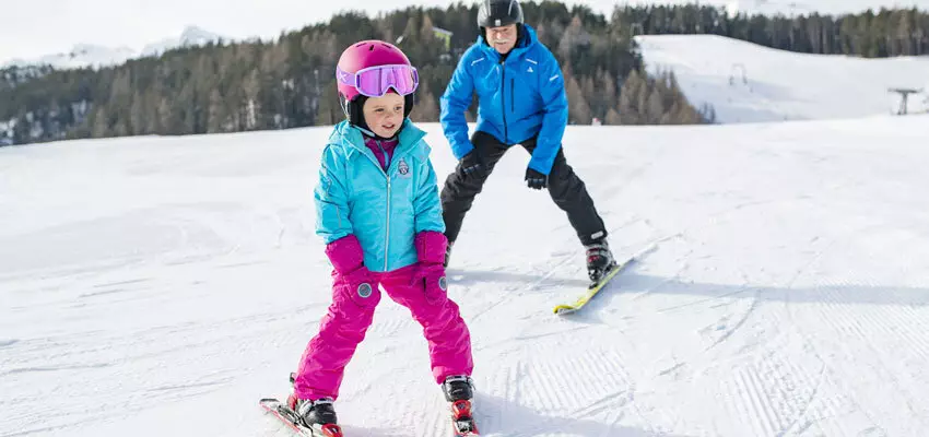 Skifahren mit Kindern im Oetztal