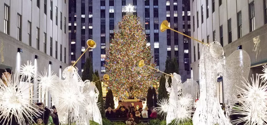 NYC Christmastree am Rockefeller Center