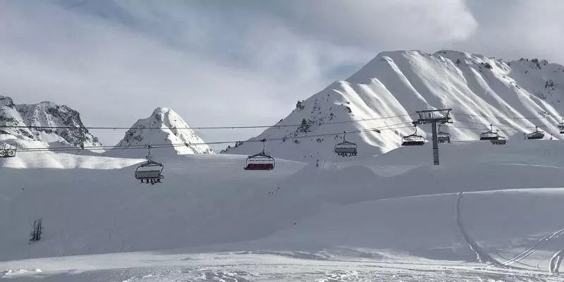 Sessellift Skigebiet La-Plagne @Foto: Andrea Fischer Trips4Kids.de