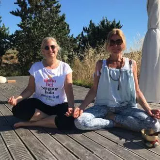 Sandra & Maybritt im Yoga Retreat auf Son Manera