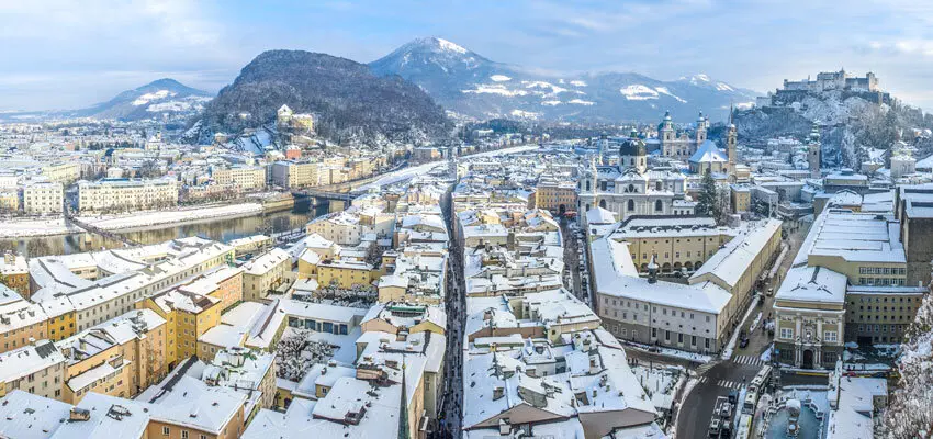 Stadtansicht Salzburg im Panorma